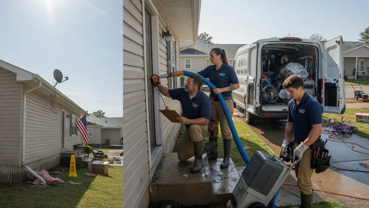 Ceiling Water Damage Restoration in Howland, ME near me